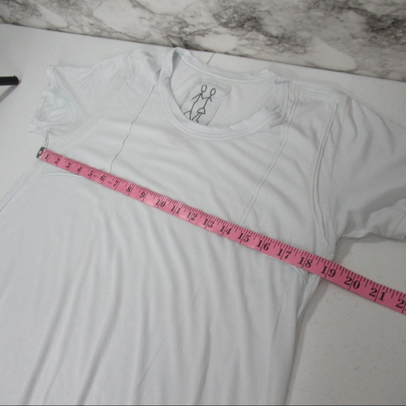 Johnny Was Pete & Greta Tunic Top Size XS Light Blue - Picture 9 of 10